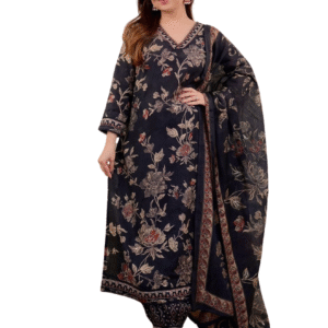 Flawless Florals ? Printex Embroidered Cotton Dress for Daily Style (XL)